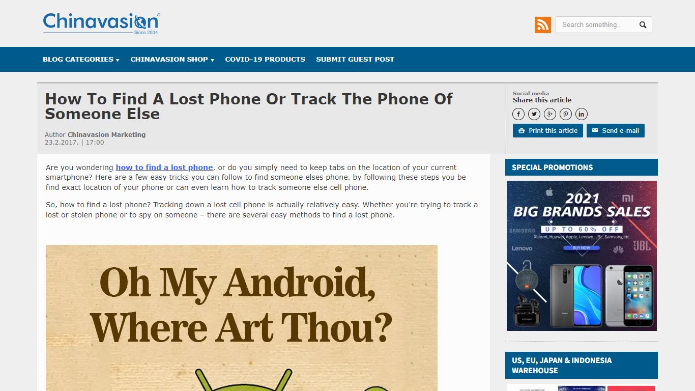 How To Find A Lost Phone Or Track Someones Phone